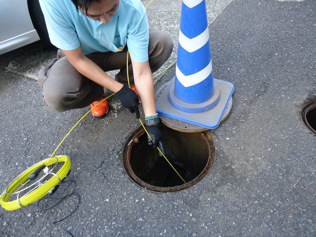 排水設備漏水調査の方法