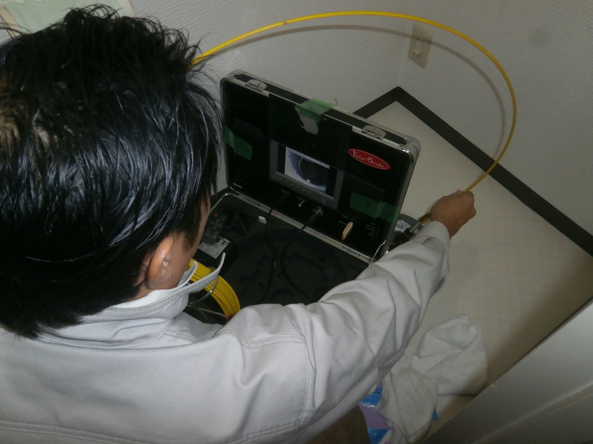 排水設備漏水調査の方法