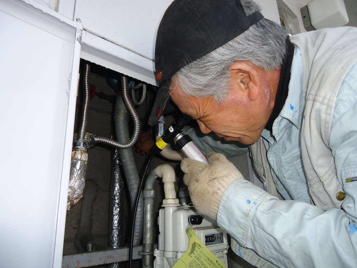 給水設備漏水調査