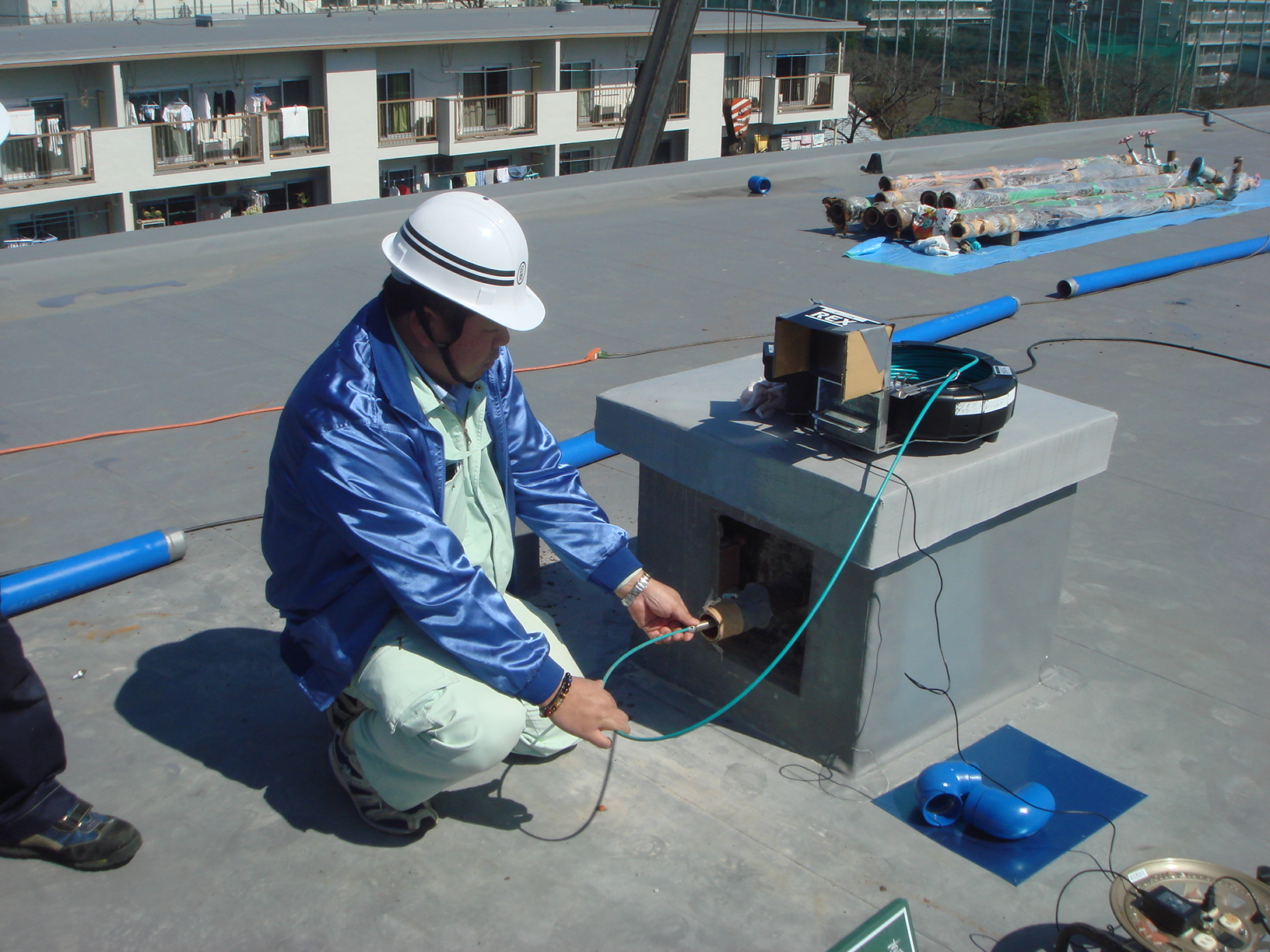 給水設備漏水調査