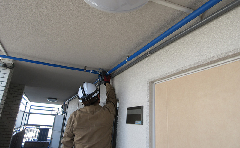 給水管の更新・交換工事イメージ