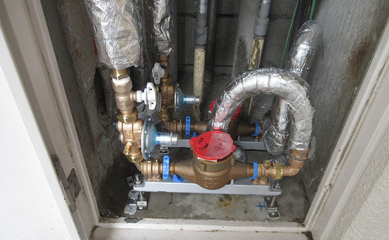 水道メーター廻りの更新・補修